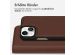 Accezz Premium Leather 2 in 1 Klapphülle für das iPhone 14 - Braun