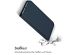 Accezz Premium Leather Slim Klapphülle für das iPhone 14 Pro - Dunkelblau