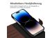 Accezz Premium Leather 2 in 1 Klapphülle für das iPhone 14 Pro - Braun