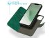 iMoshion Entfernbare 2-1 luxuriöse Klapphülle für das iPhone 14 Plus - Dunkelgrün