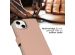 Selencia Echtleder Klapphülle für das iPhone 14 - Dusty Pink