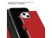 Selencia Echtleder Klapphülle für das iPhone 14 - Rot