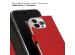 Selencia Echtleder Klapphülle für das iPhone 14 Pro - Rot