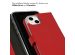 Selencia Echtleder Klapphülle für das iPhone 14 Plus - Rot