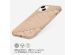 Selencia Aurora Fashion Back Case für das iPhone 13 - ﻿Strapazierfähige Hülle - 100 % recycelt - Earth Leaf Beige