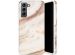 Selencia Aurora Fashion Back Case für das Samsung Galaxy S21 - ﻿Strapazierfähige Hülle - 100 % recycelt - Weißer Marmor