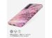 Selencia Aurora Fashion Back Case für das Samsung Galaxy S21 - ﻿Strapazierfähige Hülle - 100 % recycelt - Ocean Shell Purple