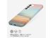 Selencia Aurora Fashion Back Case für das Samsung Galaxy S22 - ﻿Strapazierfähige Hülle - 100 % recycelt - Sky Sunset Multicolor