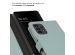 Selencia Echtleder Klapphülle für das Samsung Galaxy A13 (4G) - Air Blue