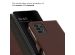 Selencia Echtleder Klapphülle für das Samsung Galaxy A13 (4G) - Braun