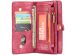CaseMe Luxuriöse 2-in-1-Portemonnaie-Klapphülle Leder für das Samsung Galaxy A13 (5G) / A04s - Rot