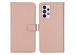 Selencia Echtleder Klapphülle für das Samsung Galaxy A33 - Dusty Pink