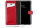 Selencia Echtleder Klapphülle für das Samsung Galaxy A33 - Rot