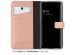 Selencia Echtleder Klapphülle für das Samsung Galaxy A53 - Dusty Pink