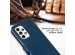 Selencia Echtleder Klapphülle für das Samsung Galaxy A53 - Blau