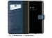 Selencia Echtleder Klapphülle für das Samsung Galaxy A53 - Blau