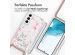 iMoshion Design Hülle mit Band für das Samsung Galaxy S22 - Blossom Watercolor