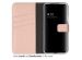 Selencia Echtleder Klapphülle für das Samsung Galaxy S22 - Dusty Pink