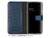 Selencia Echtleder Klapphülle für das Samsung Galaxy S22 - Blau