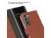 Selencia Echtleder Klapphülle für das Samsung Galaxy S22 - Hellbraun