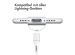 iMoshion ﻿Lightning- auf USB-Kabel – nicht MFi-zertifiziert  – Geflochtenes Gewebe  – 2 m – Weiß