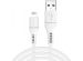 iMoshion ﻿Lightning- auf USB-Kabel – nicht MFi-zertifiziert  – Geflochtenes Gewebe  – 3 m – Weiß
