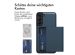 iMoshion Backcover mit Kartenfach für das Samsung Galaxy S21 - Dunkelblau