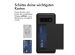 iMoshion Backcover mit Kartenfach für das Samsung Galaxy S10 - Schwarz