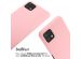 iMoshion Silikonhülle mit Band für das Samsung Galaxy A22 (5G) - Rosa
