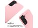 iMoshion Silikonhülle mit Band für das Samsung Galaxy S22 - Rosa