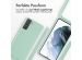 iMoshion Silikonhülle mit Band für das Samsung Galaxy S21 Plus - Mintgrün