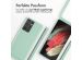 iMoshion Silikonhülle mit Band für das Samsung Galaxy S21 Ultra - Mintgrün