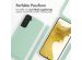 iMoshion Silikonhülle mit Band für das Samsung Galaxy S22 Plus - Mintgrün