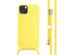 iMoshion Silikonhülle mit Band für das iPhone 14 Plus - Gelb
