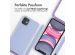 iMoshion Silikonhülle mit Band für das iPhone 11 - Violett