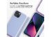 iMoshion Silikonhülle mit Band für das iPhone 13 Mini - Violett