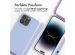 iMoshion Silikonhülle mit Band für das iPhone 14 Pro Max - Violett