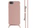 iMoshion Silikonhülle mit Band für das iPhone SE (2022 / 2020) / 8 / 7 - Sand Pink