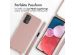 iMoshion Silikonhülle mit Band für das Samsung Galaxy A13 (4G) - Sand Pink