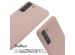 iMoshion Silikonhülle mit Band für das Samsung Galaxy S21 FE - Sand Pink