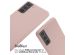 iMoshion Silikonhülle mit Band für das Samsung Galaxy S21 - Sand Pink
