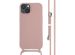 iMoshion Silikonhülle mit Band für das iPhone 13 - Sand Pink