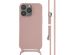 iMoshion Silikonhülle mit Band für das iPhone 13 Pro - Sand Pink
