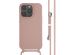 iMoshion Silikonhülle mit Band für das iPhone 14 Pro - Sand Pink