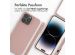 iMoshion Silikonhülle mit Band für das iPhone 14 Pro Max - Sand Pink