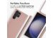 iMoshion Silikonhülle mit Band für das Samsung Galaxy S23 Ultra - Sand Pink