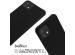 iMoshion Silikonhülle mit Band für das Samsung Galaxy A22 (5G) - Schwarz