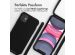 iMoshion Silikonhülle mit Band für das iPhone 11 - Schwarz