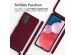 iMoshion Silikonhülle mit Band für das Samsung Galaxy A13 (4G) - Dunkelrot