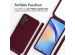 iMoshion Silikonhülle mit Band für das Samsung Galaxy A34 (5G) - Dunkelrot